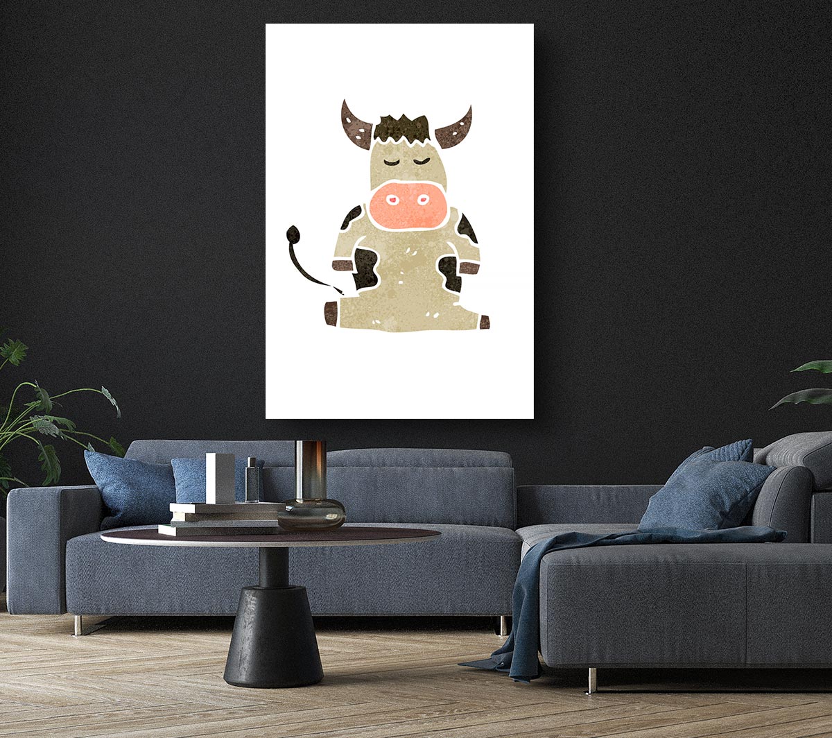 Sitting Cow