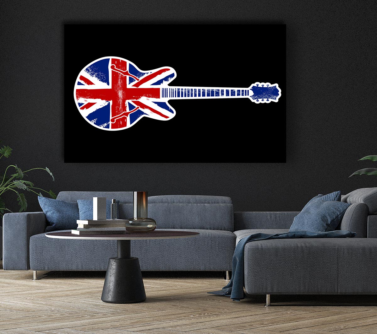 Guitar British Flag