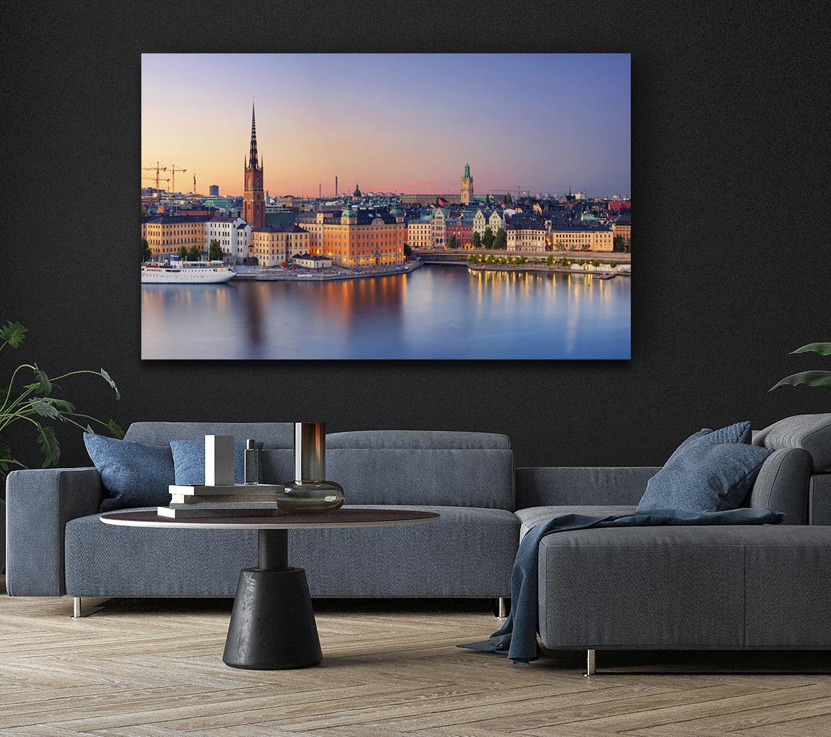 Stockholm city on the waterfront