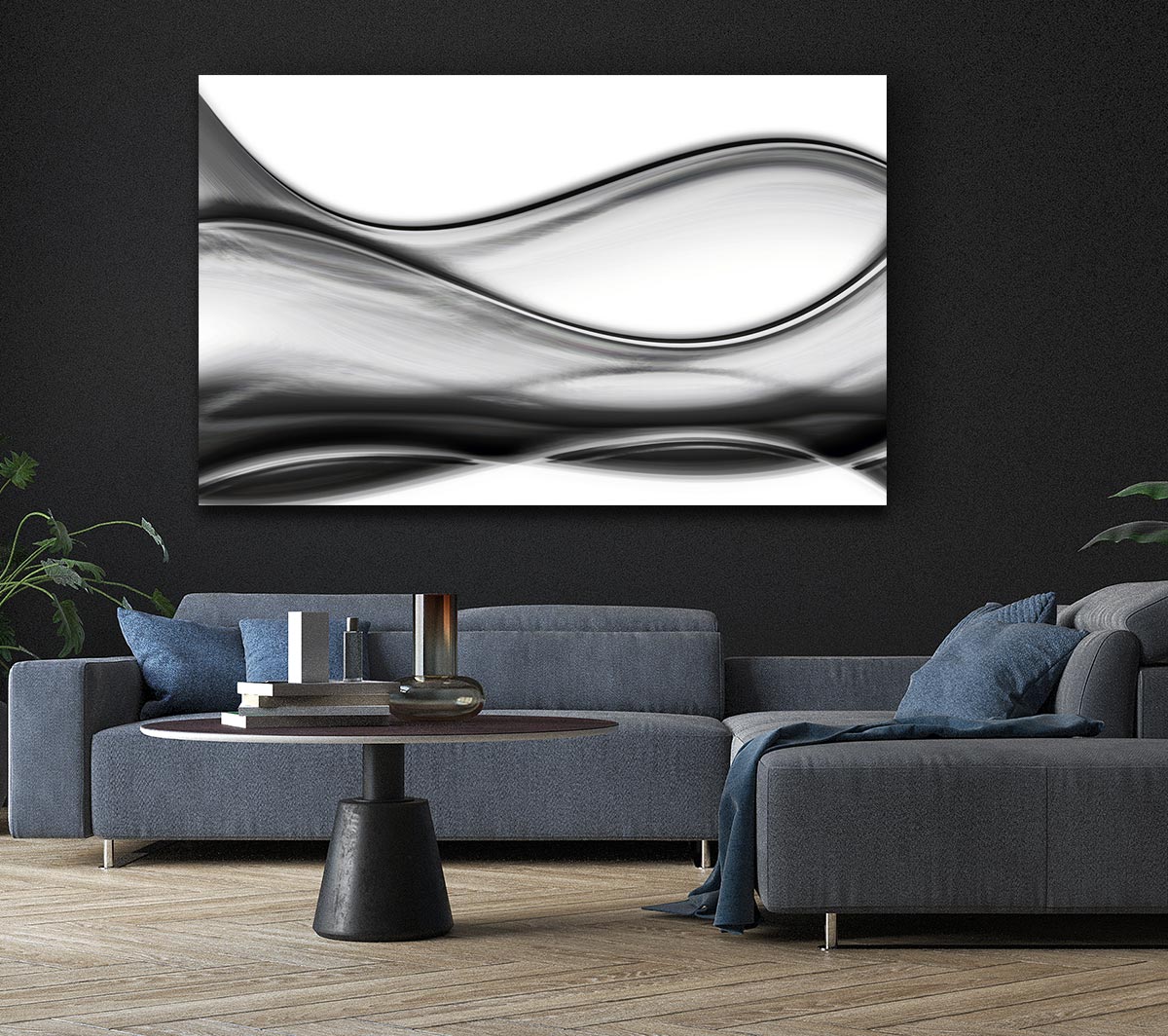 Grey swirls