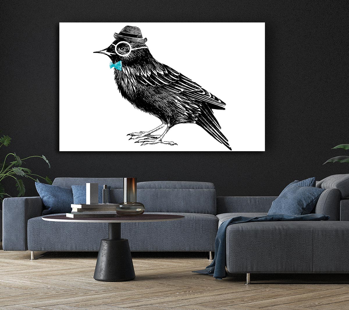 Hipster Crow