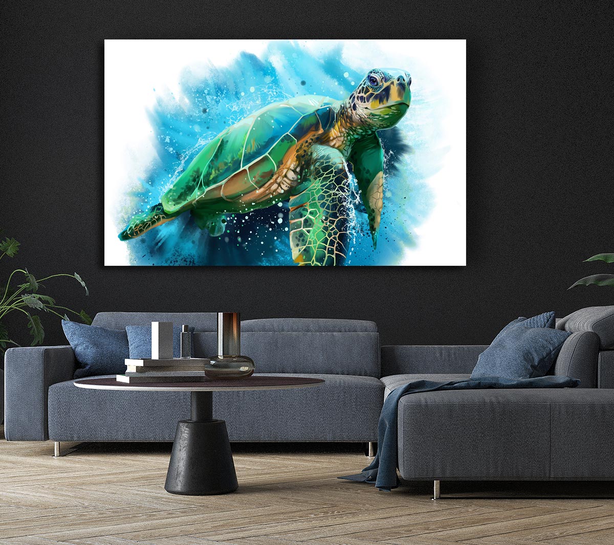 The Sea Turtle Watercolour