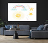 Happy Rainbow And Clouds