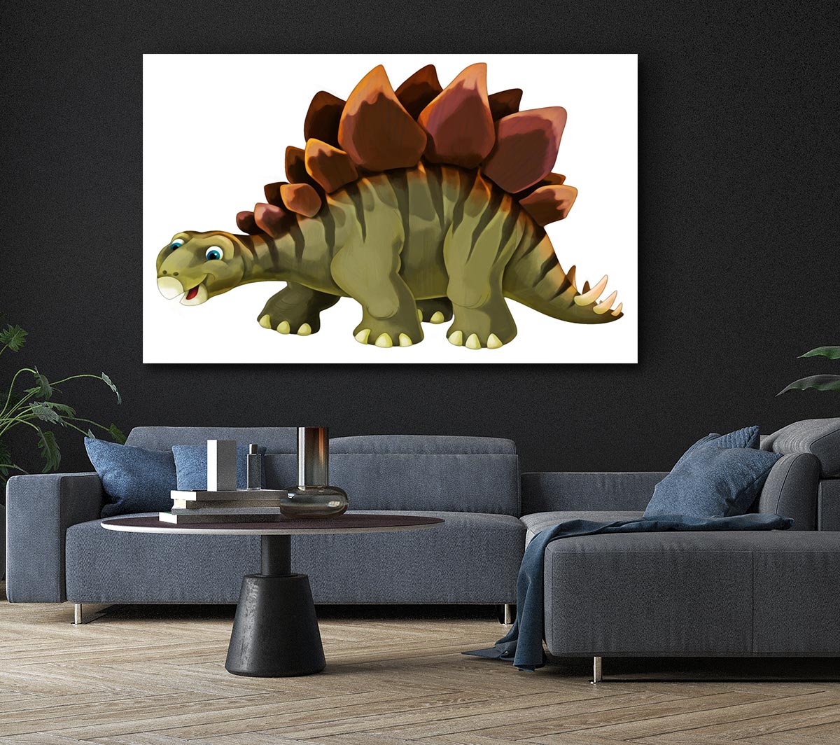 The Happy Stegosaurus