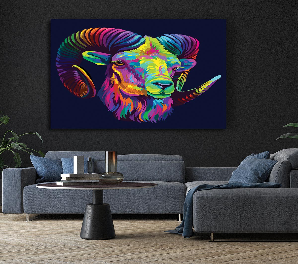 The Horned Goat Vibrant