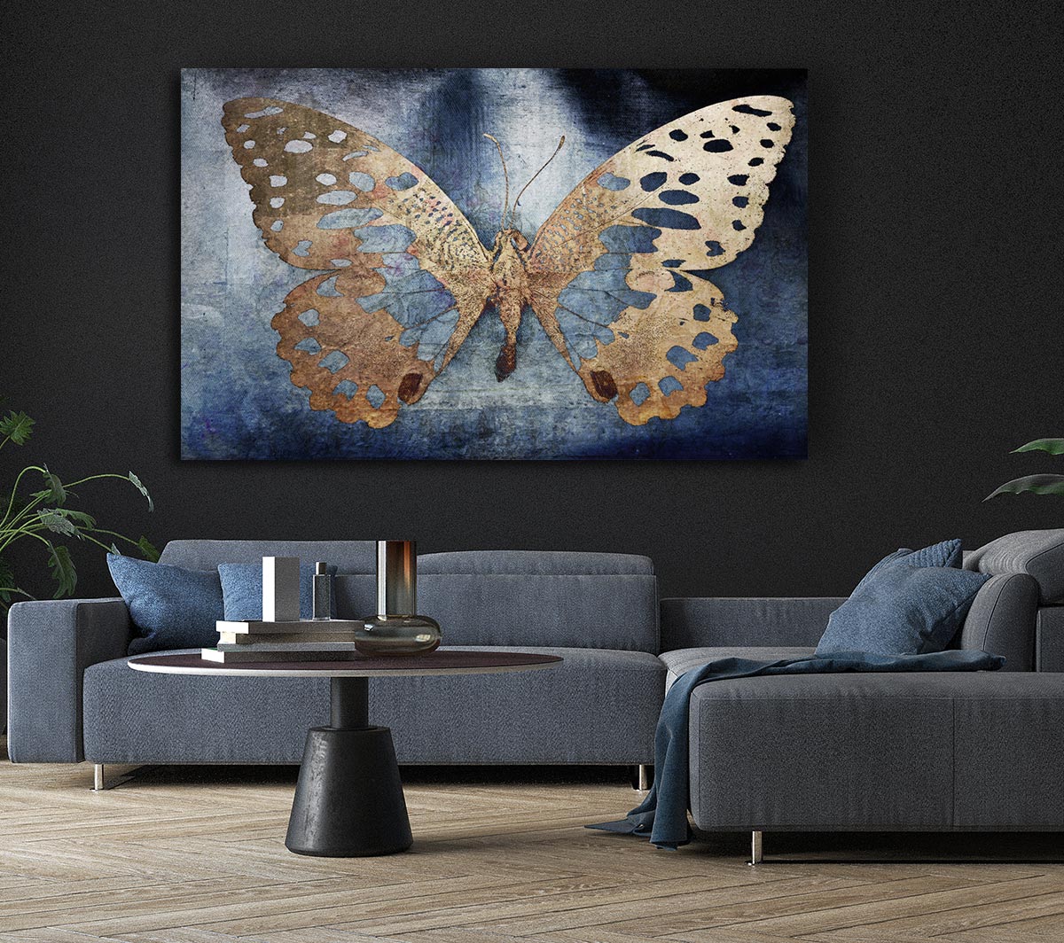 Gold Flake Butterfly