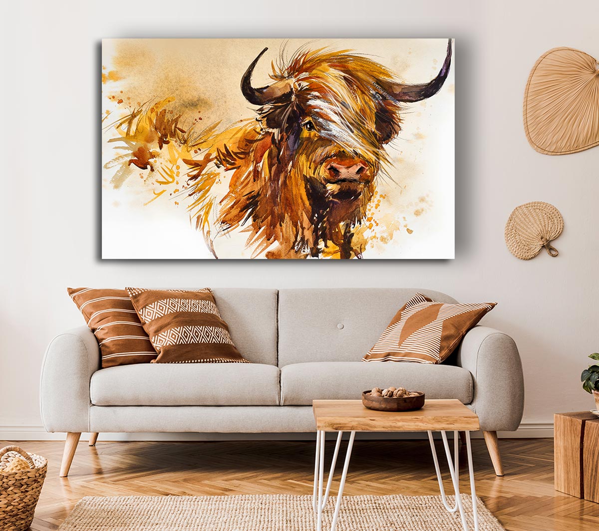 The Highland Cow Illustration